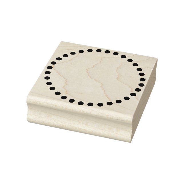 gepunkteter Kreis Gummistempel (Stempel)