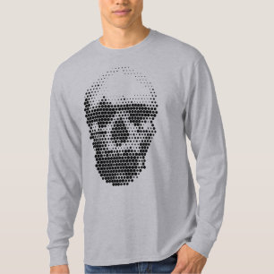 Gepunkteter Schädel T-Shirt