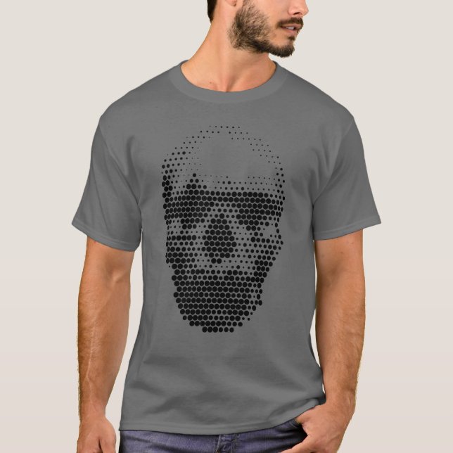Gepunkteter Schädel T-Shirt (Vorderseite)