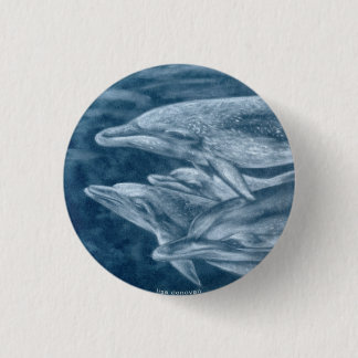 Gepunktetes Delphin-Button Button