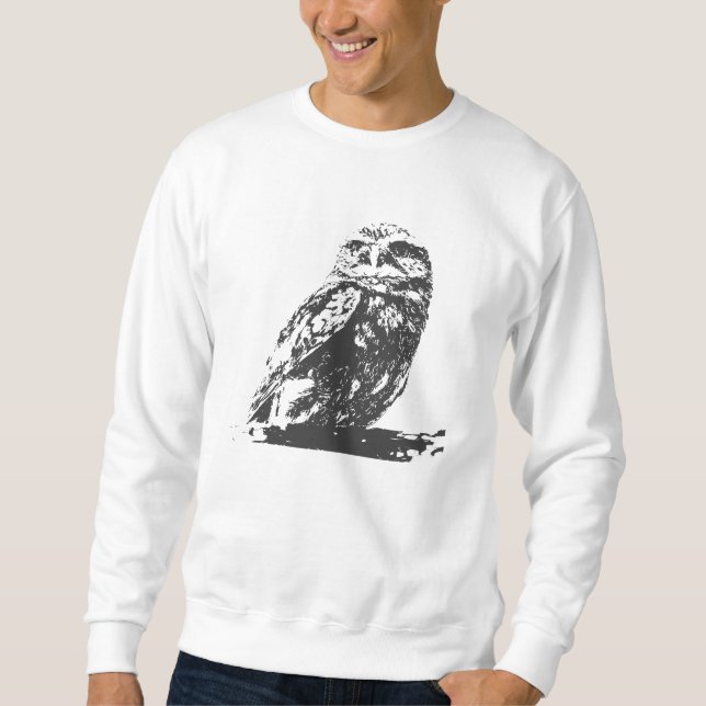 Gepunktetes Eulen-Sweatshirt Sweatshirt (Vorderseite)