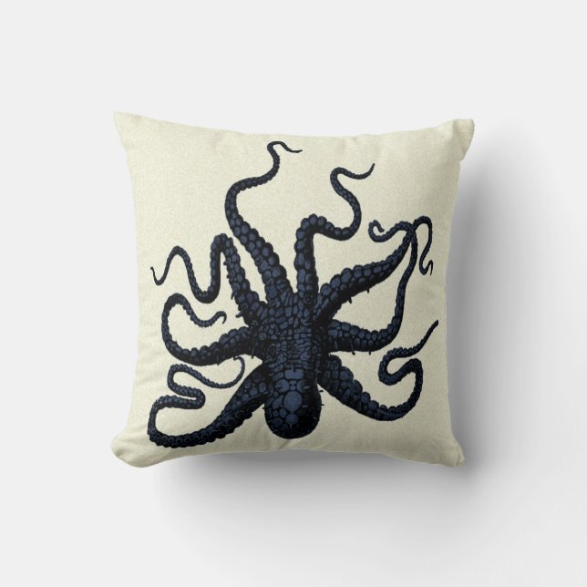 Gepunktetes Kraken-Kissen Kissen (Vorderseite)