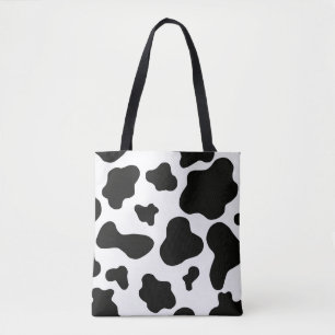 Gepunktetes Kuhmuster Tasche