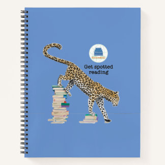 Gepunktetes Leopard-Notebook, 8 1/2" x 11" Notizbuch