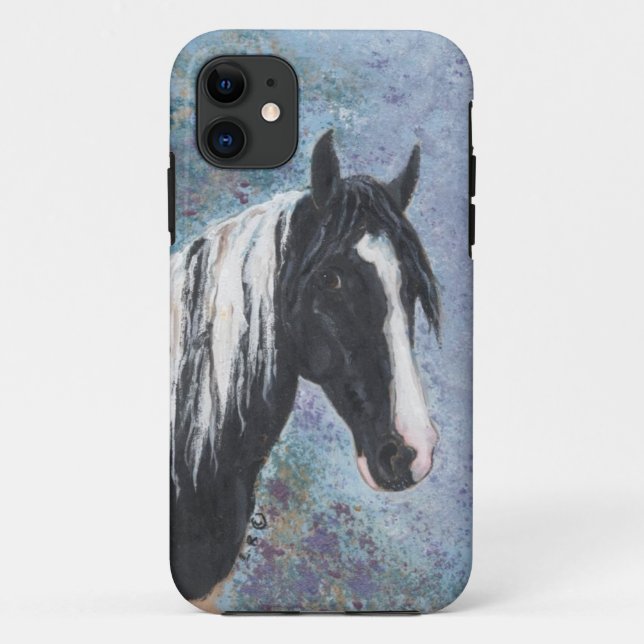 Gepunktetes Sattel-Pferd Case-Mate iPhone Hülle (Rückseite)