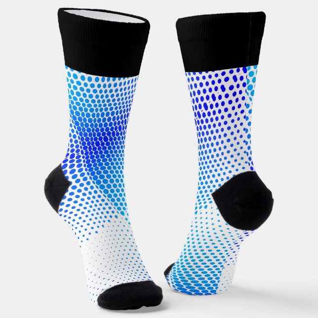 Gepunktetes Streifenmuster Socken (Gewinkelt)