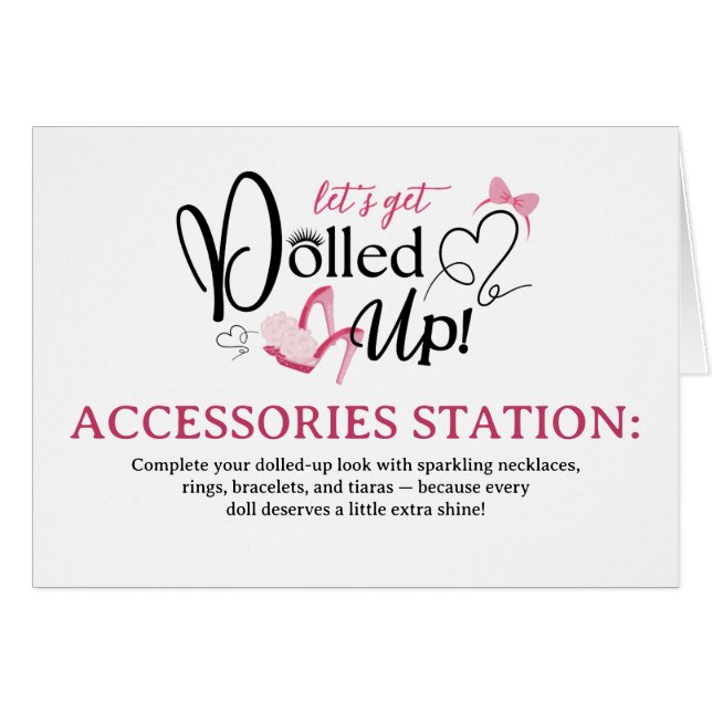 gepuppte Accessories Station: Folgekarte Karte (Vorderseite (Horizontal))