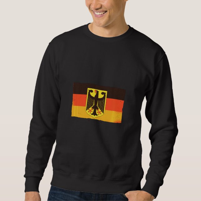 Ger German Eagle Bird Deutschland Sweatshirt (Vorderseite)
