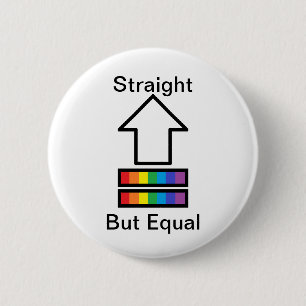 Gerade aber des Gleichgestellten LGBT StützButton Button