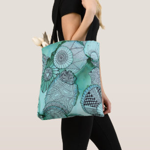 Gerade aquamarine Taschen-Tasche Tasche
