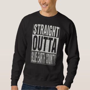 GERADE AUS BLUE EARTH COUNTY Cooler Wohnungs-Spruc Sweatshirt
