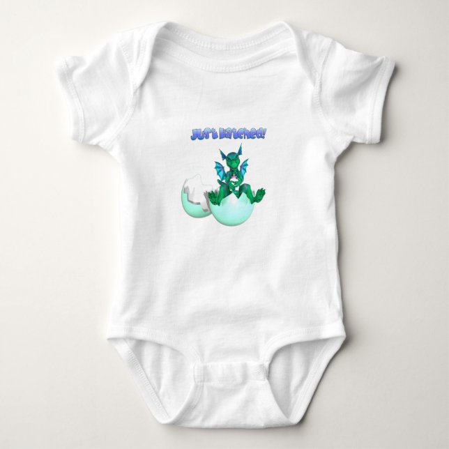 Gerade ausgebrüteter Baby-Drache-T - Shirt (Vorderseite)