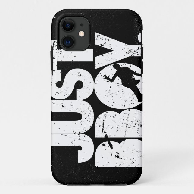 gerade bboy - Weiß beunruhigt Case-Mate iPhone Hülle (Rückseite)