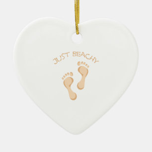 Gerade Beachy Keramikornament