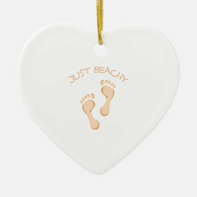 Gerade Beachy Keramikornament (Vorne)