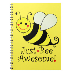 Gerade Bienen-fantastische gelbe Hummel-Biene Notizblock