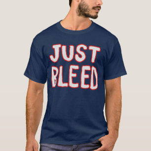 Gerade Blutung T-Shirt