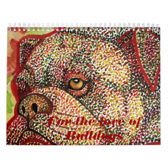 Gerade Bulldoggen Kalender (Titelbild)