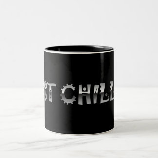 Gerade Chillin coole silberne Metallart Zweifarbige Tasse