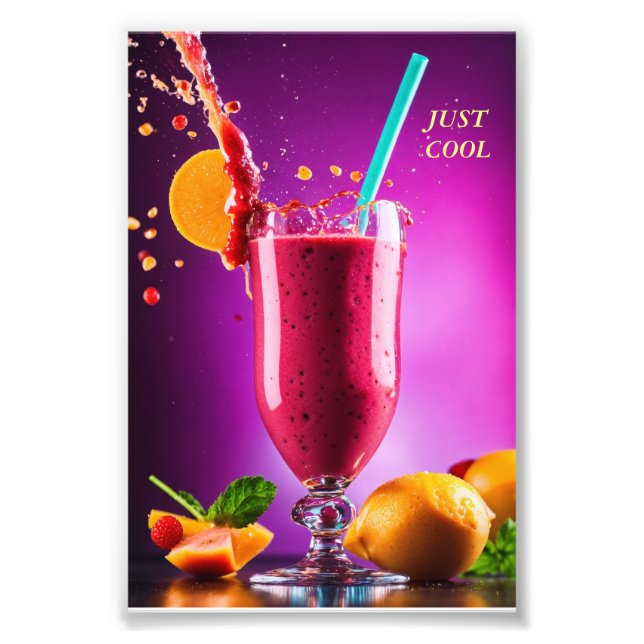 GERADE COOL MIT JUICER FOTODRUCK (Vorne)