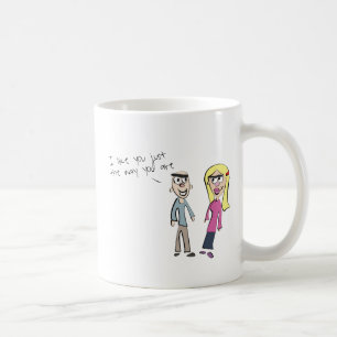 Gerade die Weise sind Sie Kaffeetasse