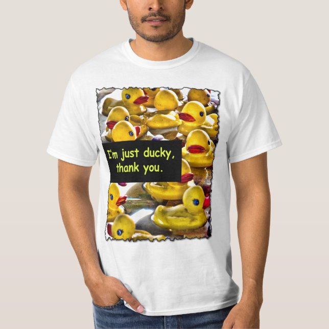 Gerade Ducky T-Shirt (Vorderseite)