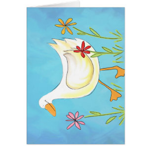 Gerade Ducky w-Blumen