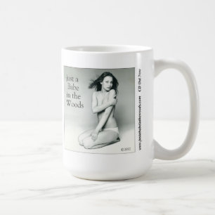 Gerade ein Baby mit weißem Hintergrund Kaffeetasse