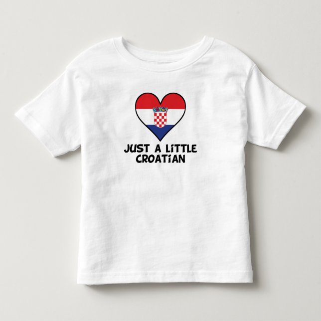 Gerade ein kleiner Kroate Kleinkind T-shirt (Vorderseite)
