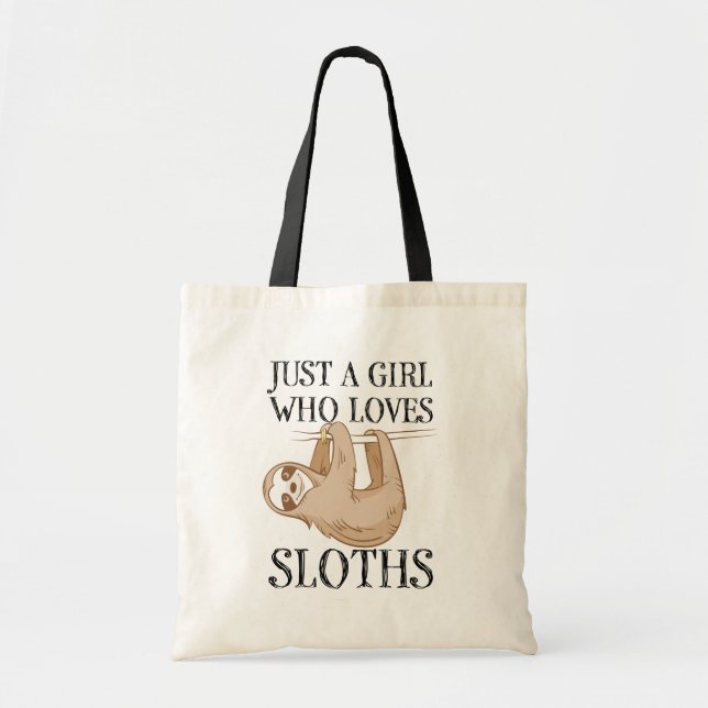 Gerade ein Mädchen das niedliches Taschengeschenk Tragetasche (Vorne)