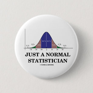 Gerade ein normaler Statistiker (Bell-Kurven-Spaß Button