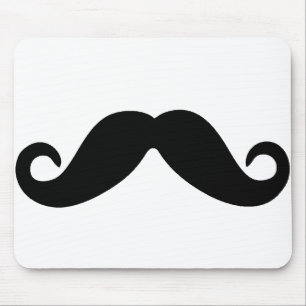 gerade ein Schnurrbart mousepad