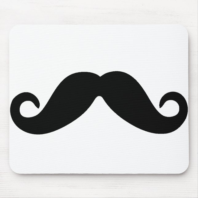 gerade ein Schnurrbart mousepad (Vorne)
