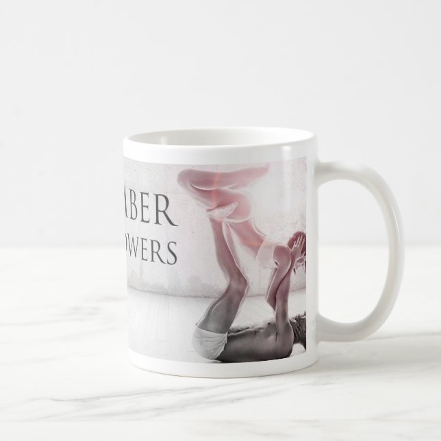 Gerade ein Zahl-Tasse Fifi Autor Blumen Kaffeetasse (Rechts)