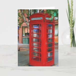 Gerade eine hallo Gruß-Karte Karte