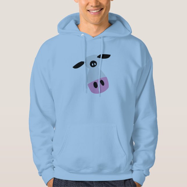 Gerade eine Kuh Hoodie (Vorderseite)