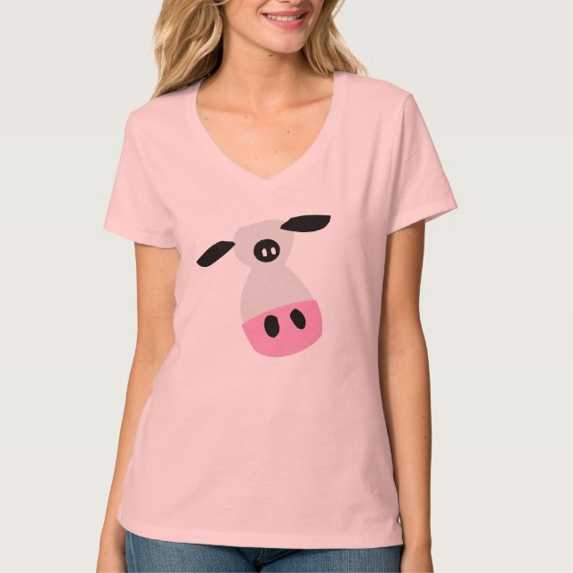 Gerade eine Kuh T-Shirt (Vorderseite)