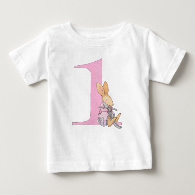 Gerade eine Nr. 1 Baby T-shirt (Vorderseite)