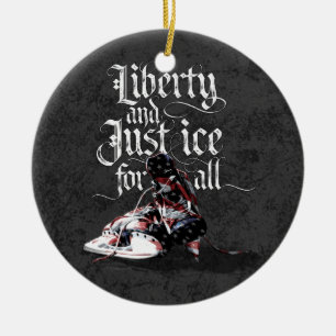 Gerade Eis für alle (Hockey) Keramik Ornament