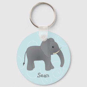 Gerade Elefant Schlüsselanhänger