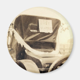 "Gerade erst verheiratet" Magnet