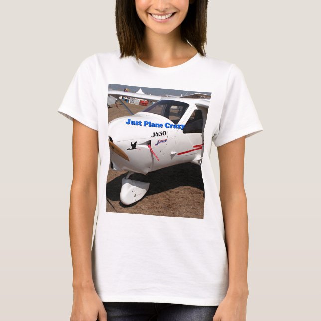 Gerade Flugzeug verrückt: Jabiru ultralight T-Shirt (Vorderseite)