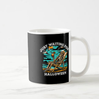 Gerade für Halloween Spooky Skeleton Summer Gewart Kaffeetasse