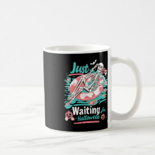 Gerade für Halloween Spooky Skeleton Summer Gewart Kaffeetasse