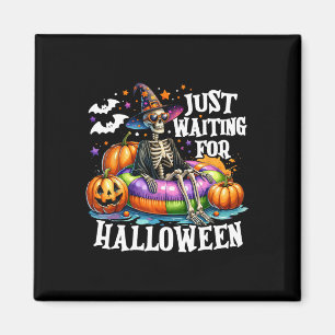 Gerade für Halloween Spooky Skeleton Summer Gewart Magnet