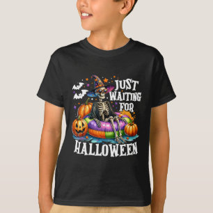 Gerade für Halloween Spooky Skeleton Summer Gewart T-Shirt