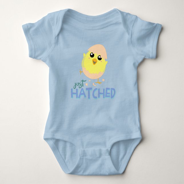 Gerade gehackter Niedlicher Baby Bodysuit Strampler (Vorderseite)