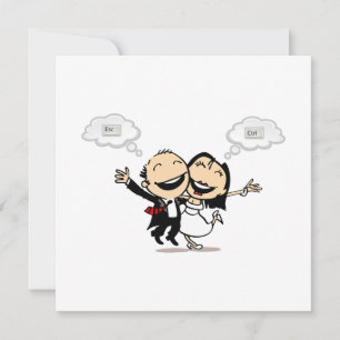 Gerade geheiratet save the date