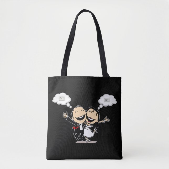 Gerade geheiratet tasche (Vorderseite)