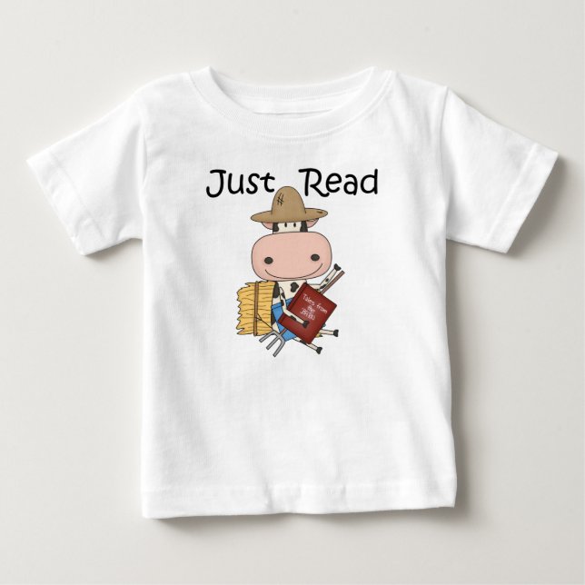 Gerade gelesen baby t-shirt (Vorderseite)